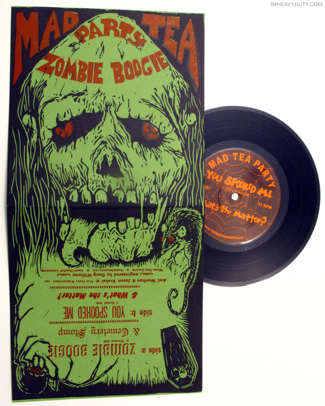 Mad Tea Party - Zombie Boogie vinyl 7 inch